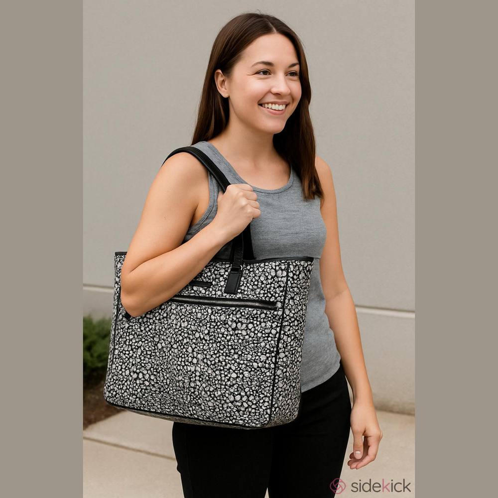 Vera Bradley Monochrome Floral Tote